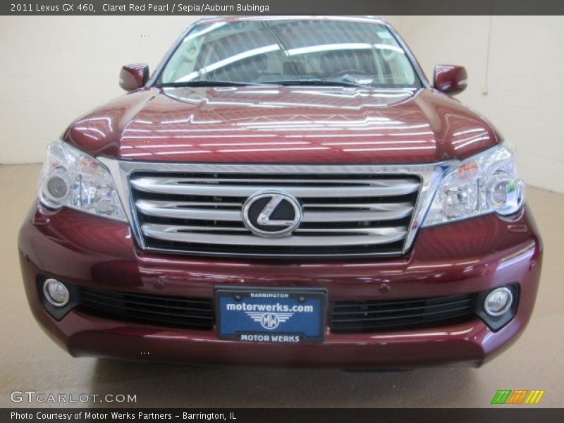 Claret Red Pearl / Sepia/Auburn Bubinga 2011 Lexus GX 460