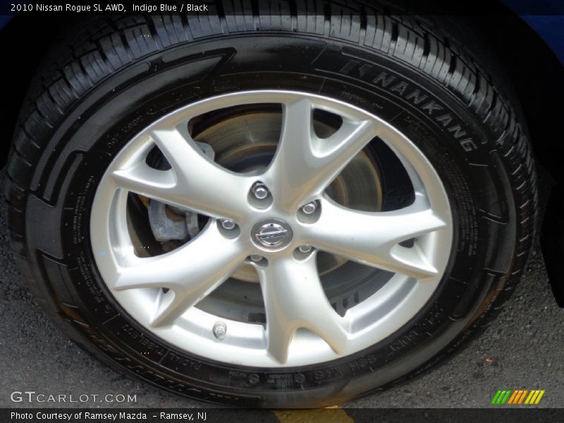 Indigo Blue / Black 2010 Nissan Rogue SL AWD