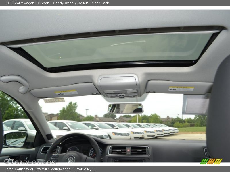 Candy White / Desert Beige/Black 2013 Volkswagen CC Sport