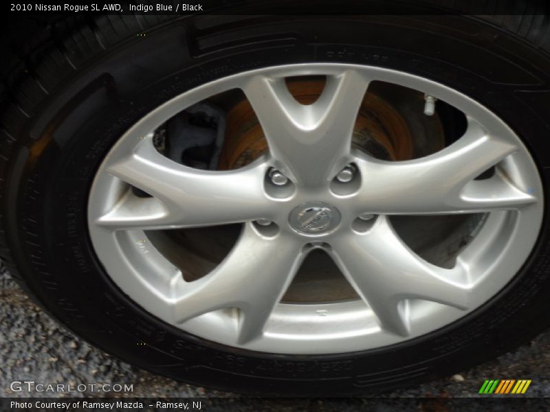 Indigo Blue / Black 2010 Nissan Rogue SL AWD