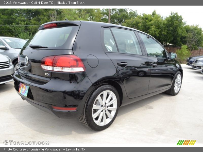 Black / Titan Black 2013 Volkswagen Golf 4 Door TDI