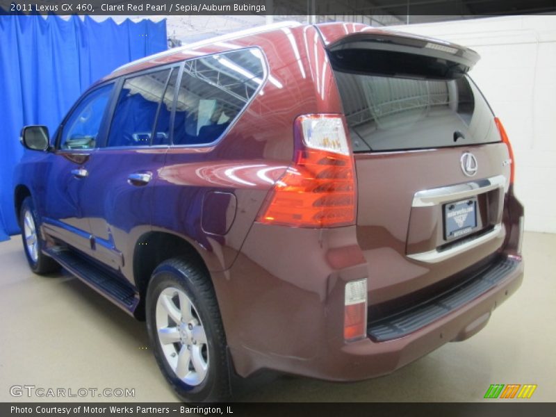 Claret Red Pearl / Sepia/Auburn Bubinga 2011 Lexus GX 460