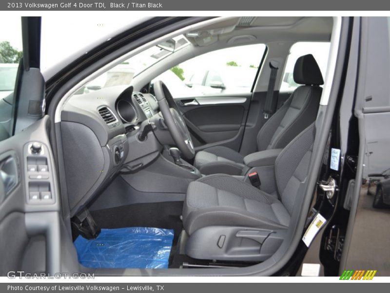 Black / Titan Black 2013 Volkswagen Golf 4 Door TDI