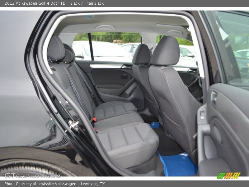 Black / Titan Black 2013 Volkswagen Golf 4 Door TDI