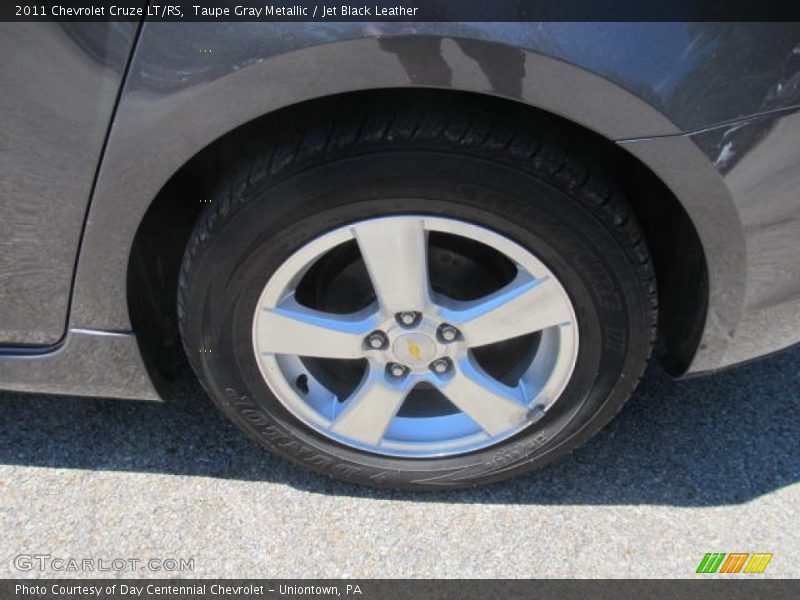 Taupe Gray Metallic / Jet Black Leather 2011 Chevrolet Cruze LT/RS