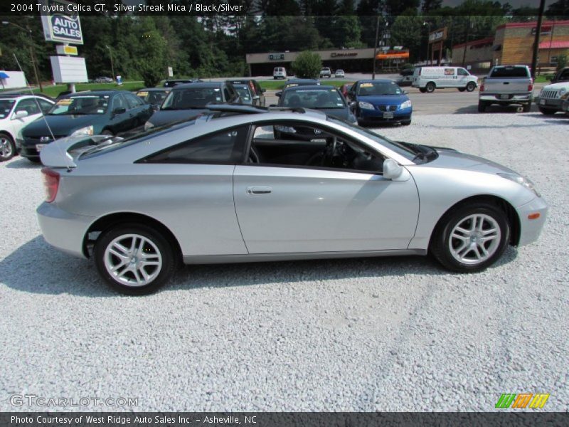Silver Streak Mica / Black/Silver 2004 Toyota Celica GT
