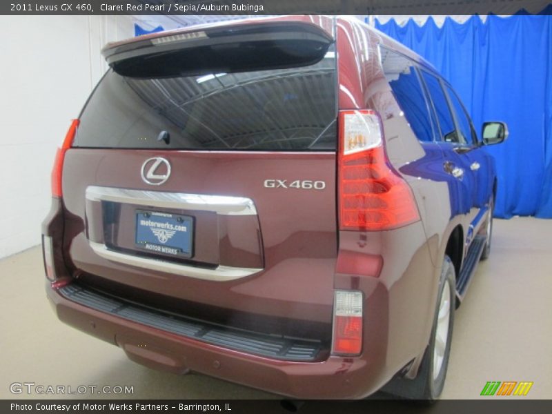 Claret Red Pearl / Sepia/Auburn Bubinga 2011 Lexus GX 460