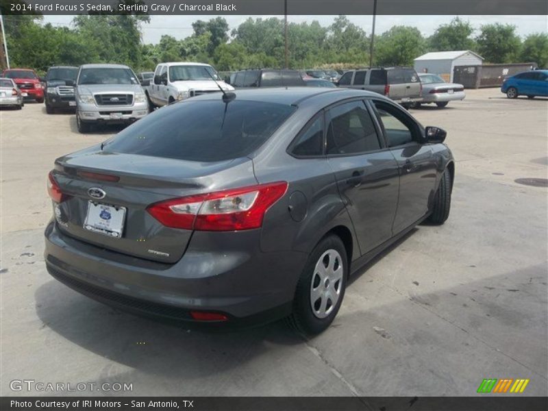Sterling Gray / Charcoal Black 2014 Ford Focus S Sedan