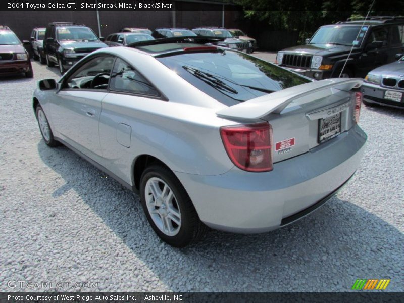 Silver Streak Mica / Black/Silver 2004 Toyota Celica GT