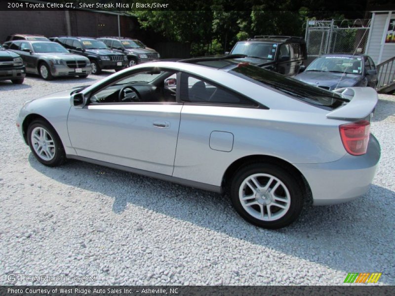 Silver Streak Mica / Black/Silver 2004 Toyota Celica GT
