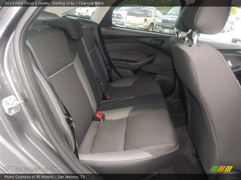 Sterling Gray / Charcoal Black 2014 Ford Focus S Sedan