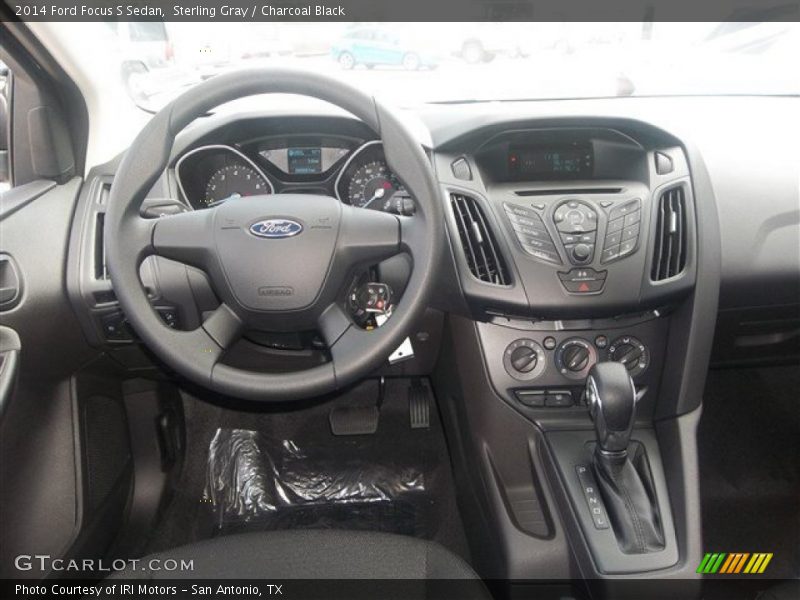 Sterling Gray / Charcoal Black 2014 Ford Focus S Sedan