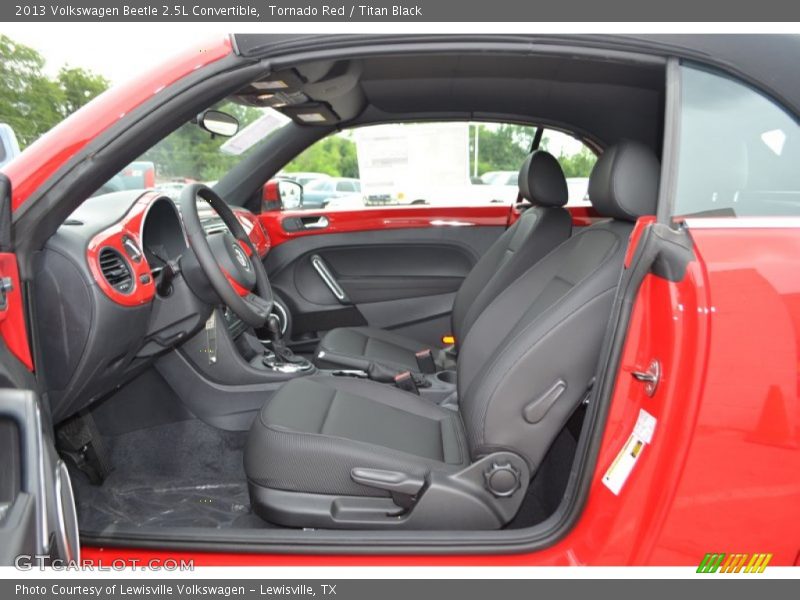 Tornado Red / Titan Black 2013 Volkswagen Beetle 2.5L Convertible