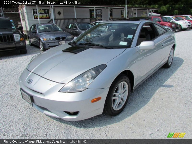 Silver Streak Mica / Black/Silver 2004 Toyota Celica GT