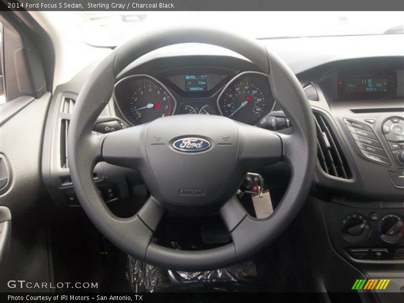  2014 Focus S Sedan Steering Wheel