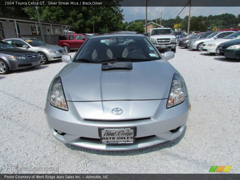 Silver Streak Mica / Black/Silver 2004 Toyota Celica GT