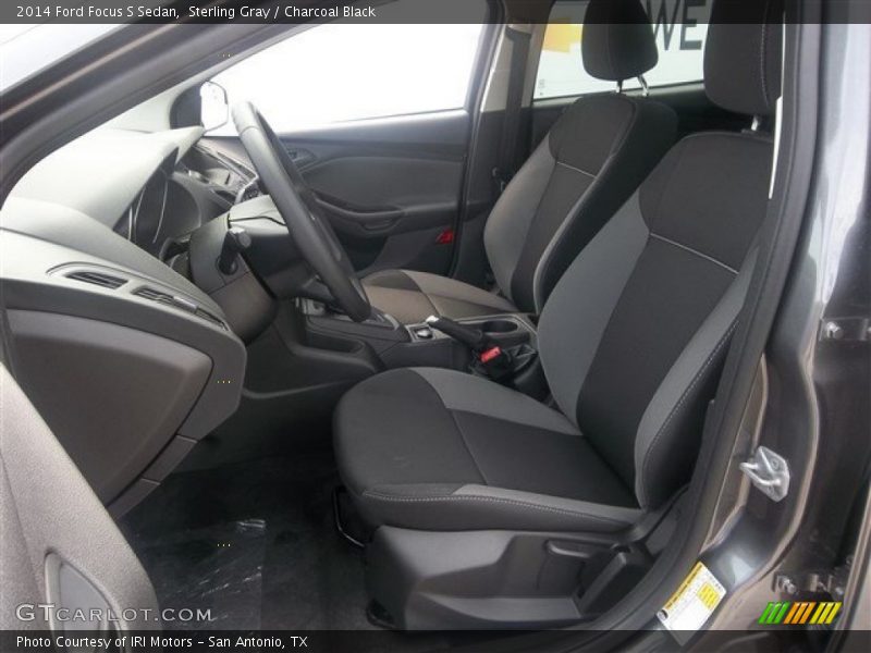 Sterling Gray / Charcoal Black 2014 Ford Focus S Sedan
