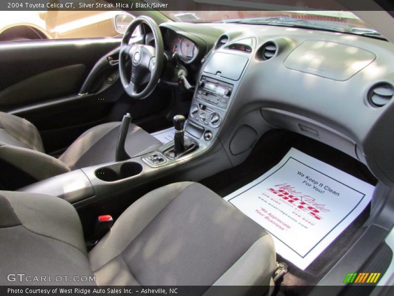Silver Streak Mica / Black/Silver 2004 Toyota Celica GT