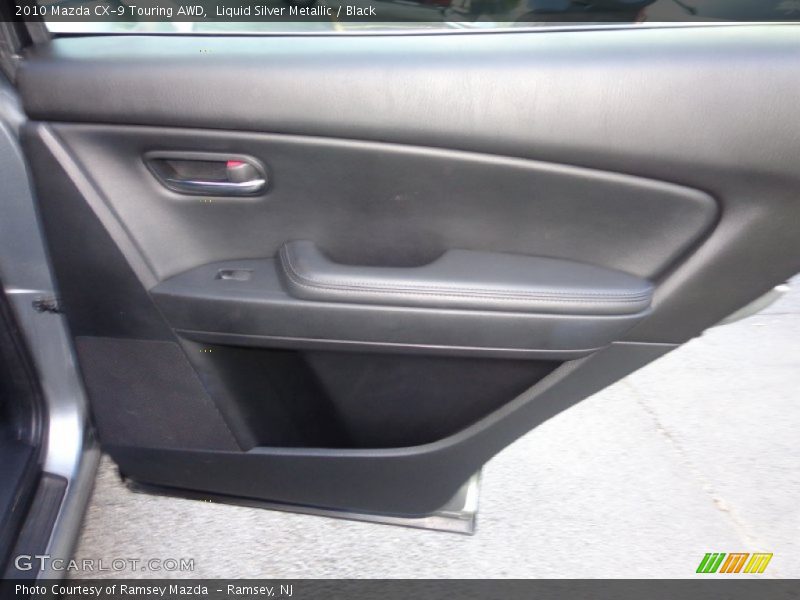 Liquid Silver Metallic / Black 2010 Mazda CX-9 Touring AWD