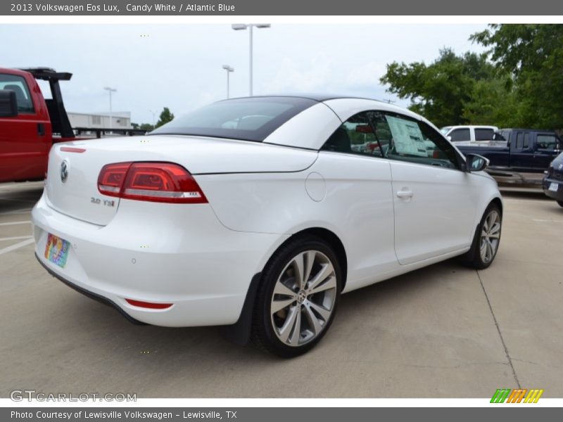 Candy White / Atlantic Blue 2013 Volkswagen Eos Lux
