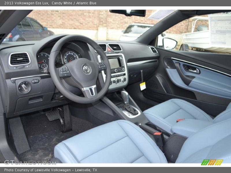 Candy White / Atlantic Blue 2013 Volkswagen Eos Lux