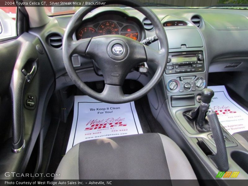 Silver Streak Mica / Black/Silver 2004 Toyota Celica GT