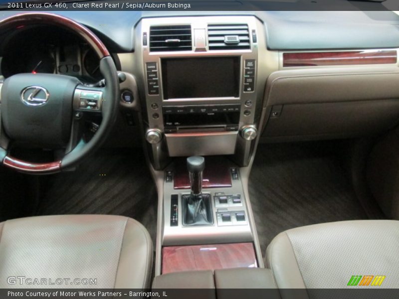 Claret Red Pearl / Sepia/Auburn Bubinga 2011 Lexus GX 460