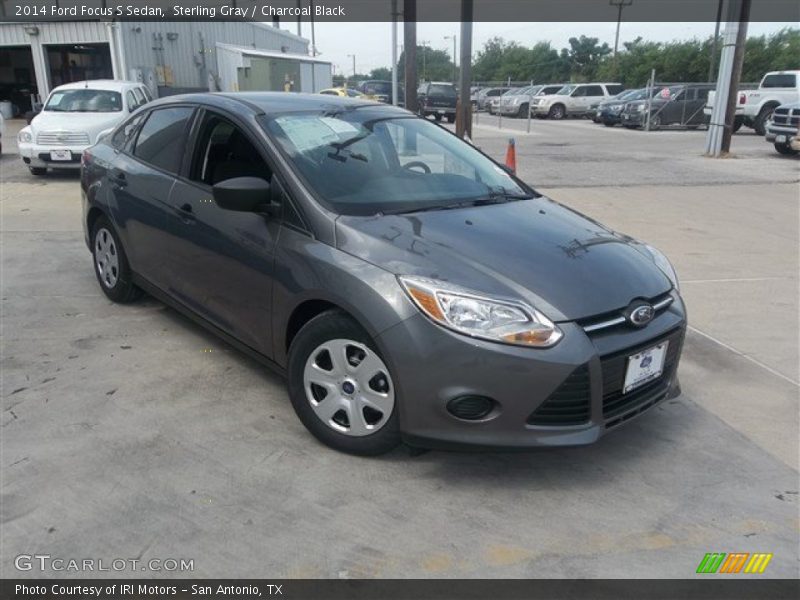 Sterling Gray / Charcoal Black 2014 Ford Focus S Sedan