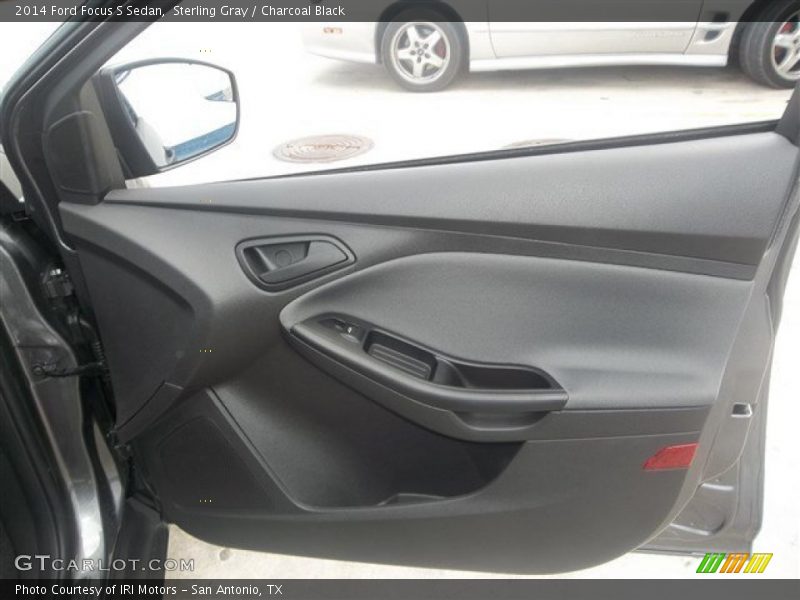 Sterling Gray / Charcoal Black 2014 Ford Focus S Sedan