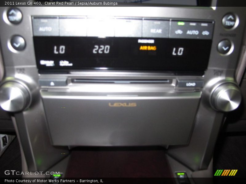Claret Red Pearl / Sepia/Auburn Bubinga 2011 Lexus GX 460