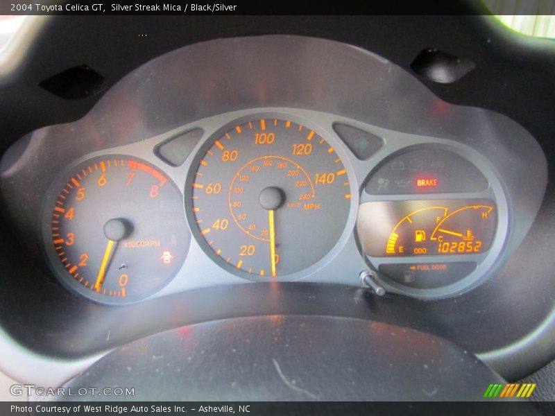 Silver Streak Mica / Black/Silver 2004 Toyota Celica GT