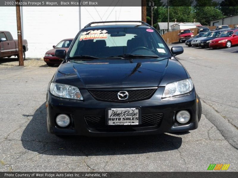 Black Mica / Off Black 2002 Mazda Protege 5 Wagon