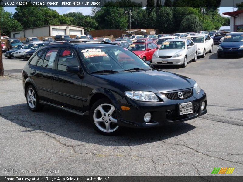 Black Mica / Off Black 2002 Mazda Protege 5 Wagon