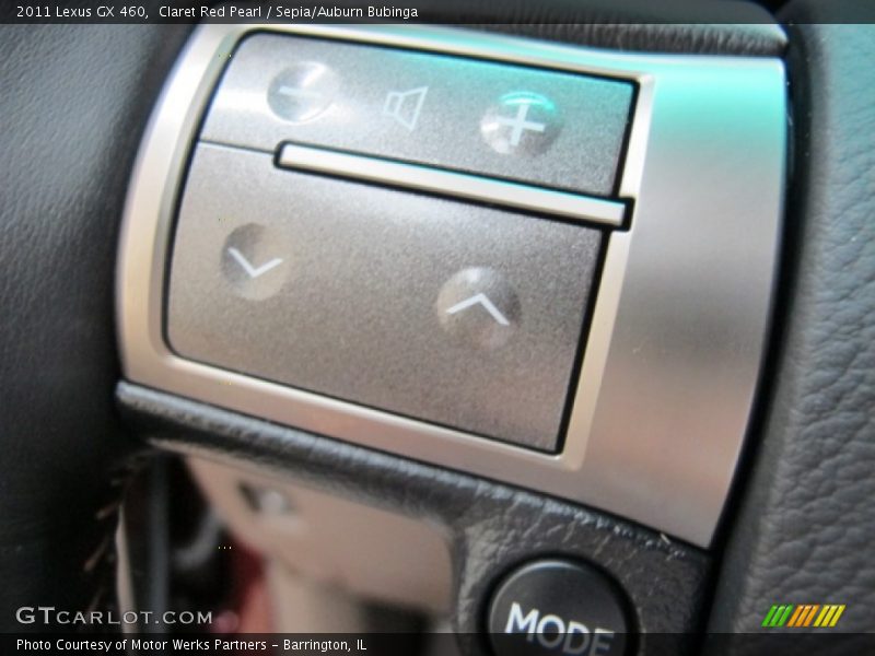 Claret Red Pearl / Sepia/Auburn Bubinga 2011 Lexus GX 460