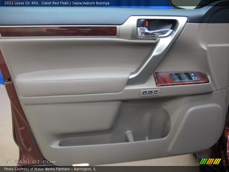 Claret Red Pearl / Sepia/Auburn Bubinga 2011 Lexus GX 460