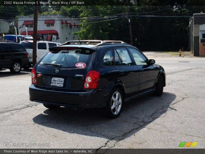 Black Mica / Off Black 2002 Mazda Protege 5 Wagon