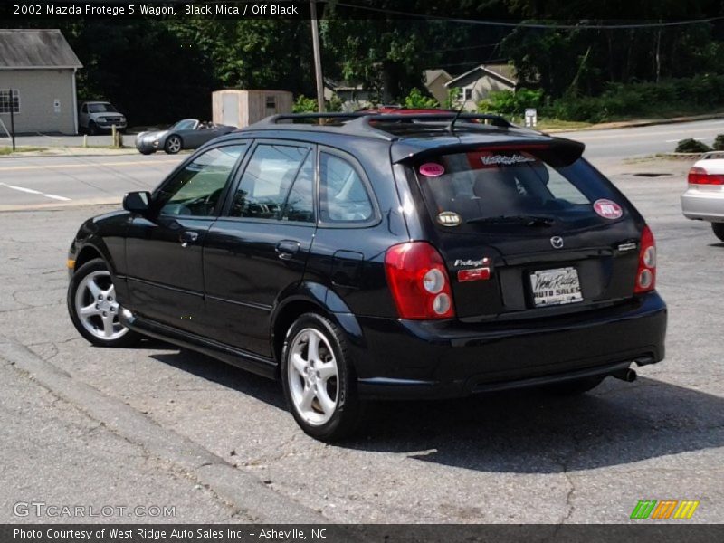 Black Mica / Off Black 2002 Mazda Protege 5 Wagon