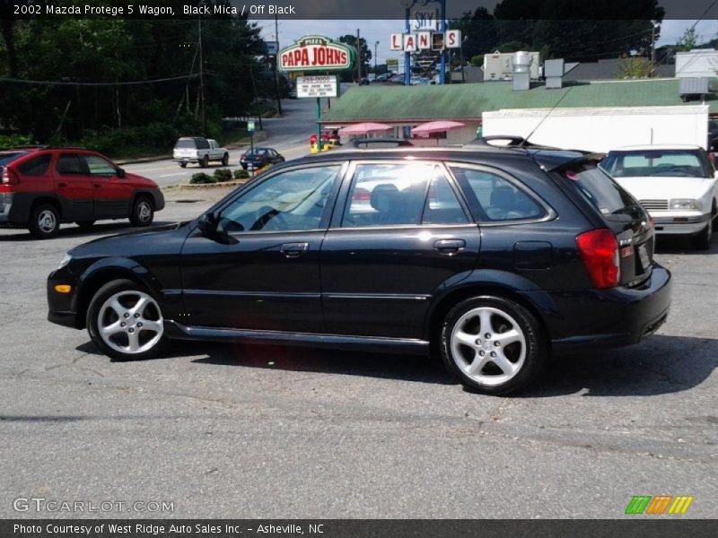 Black Mica / Off Black 2002 Mazda Protege 5 Wagon
