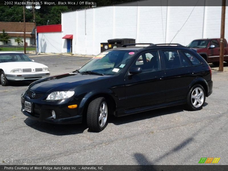 Black Mica / Off Black 2002 Mazda Protege 5 Wagon