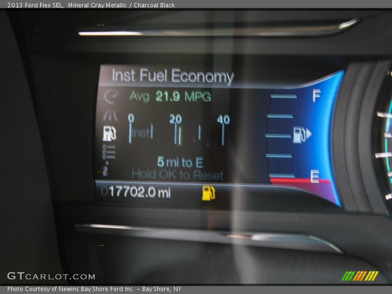 Mineral Gray Metallic / Charcoal Black 2013 Ford Flex SEL