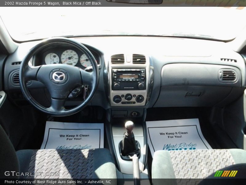 Black Mica / Off Black 2002 Mazda Protege 5 Wagon