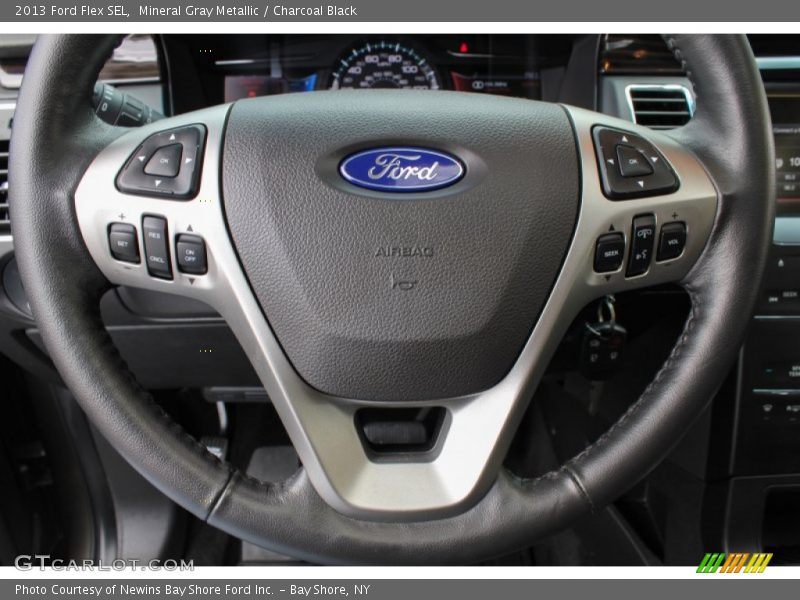 Mineral Gray Metallic / Charcoal Black 2013 Ford Flex SEL