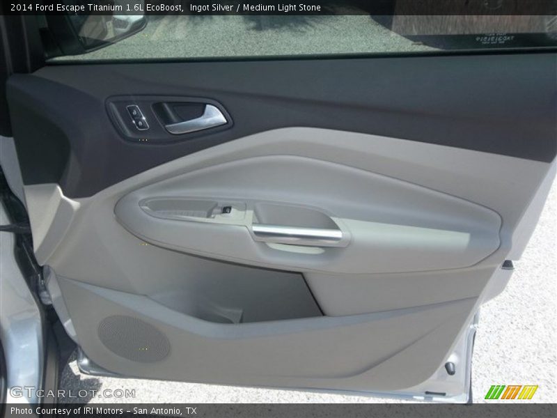 Ingot Silver / Medium Light Stone 2014 Ford Escape Titanium 1.6L EcoBoost