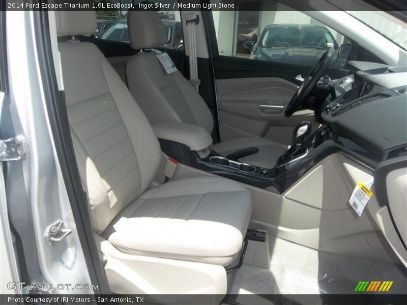 Ingot Silver / Medium Light Stone 2014 Ford Escape Titanium 1.6L EcoBoost