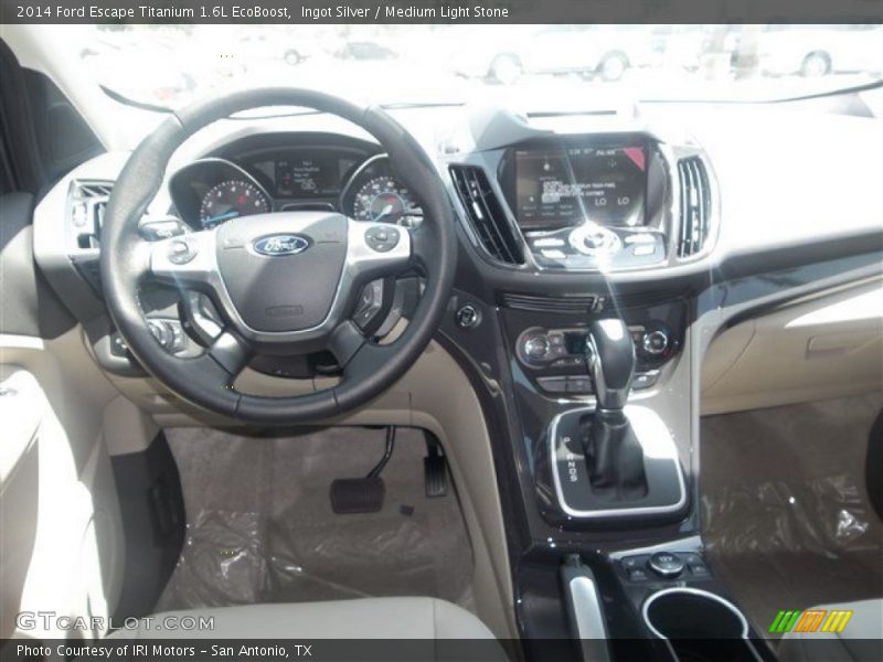 Ingot Silver / Medium Light Stone 2014 Ford Escape Titanium 1.6L EcoBoost