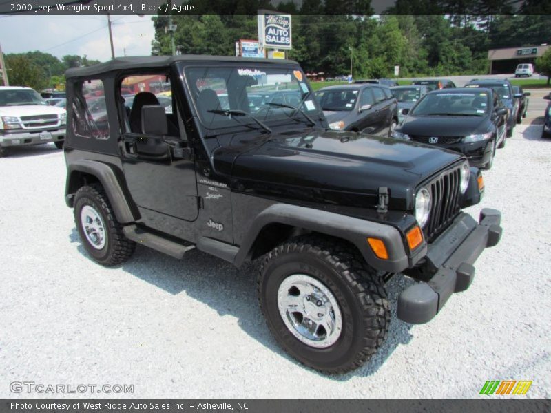 Black / Agate 2000 Jeep Wrangler Sport 4x4