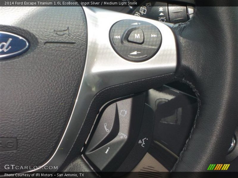 Ingot Silver / Medium Light Stone 2014 Ford Escape Titanium 1.6L EcoBoost