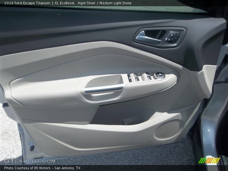 Ingot Silver / Medium Light Stone 2014 Ford Escape Titanium 1.6L EcoBoost