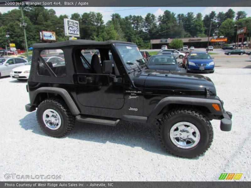 Black / Agate 2000 Jeep Wrangler Sport 4x4