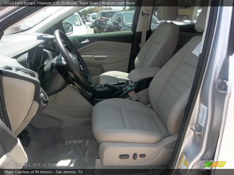 Ingot Silver / Medium Light Stone 2014 Ford Escape Titanium 1.6L EcoBoost